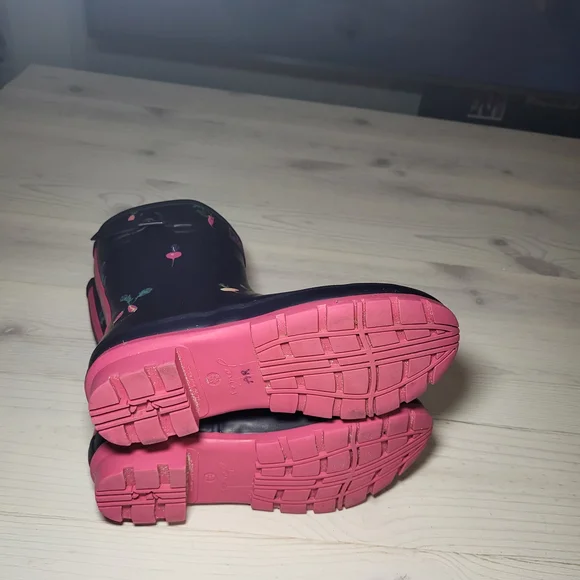 Joules Rain Boots Garden Vegetable Print Spring Cottagecore. - Picture 6 of 6